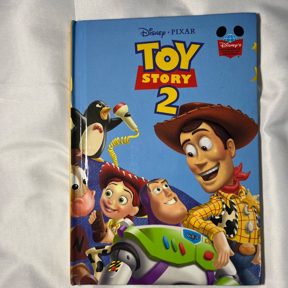 VTG 1999 Toy Story 2 Disney Wonderful World of Reading Hardcover Book Pixar
